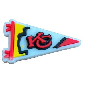 Kansas City Chiefs Flag Croc Charm